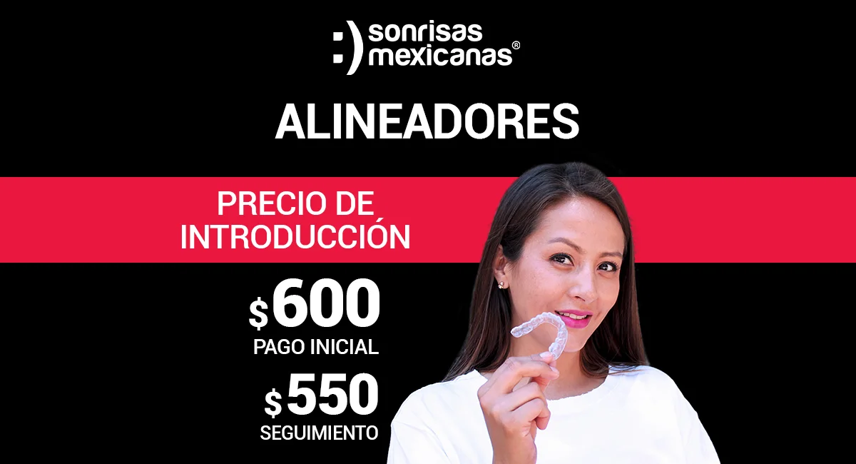 Precio de Alineadores Transparentes en Sonrisas Mexicanas