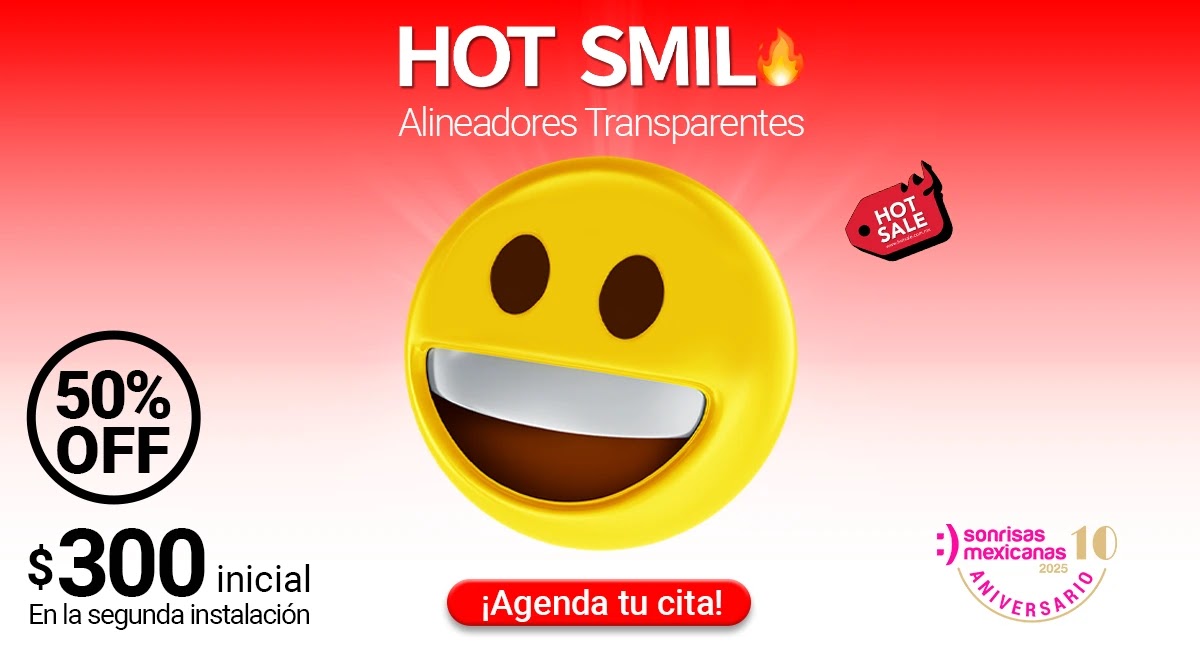 Alineacion Dental Transparente Clear en Sonrisas Mexicanas
