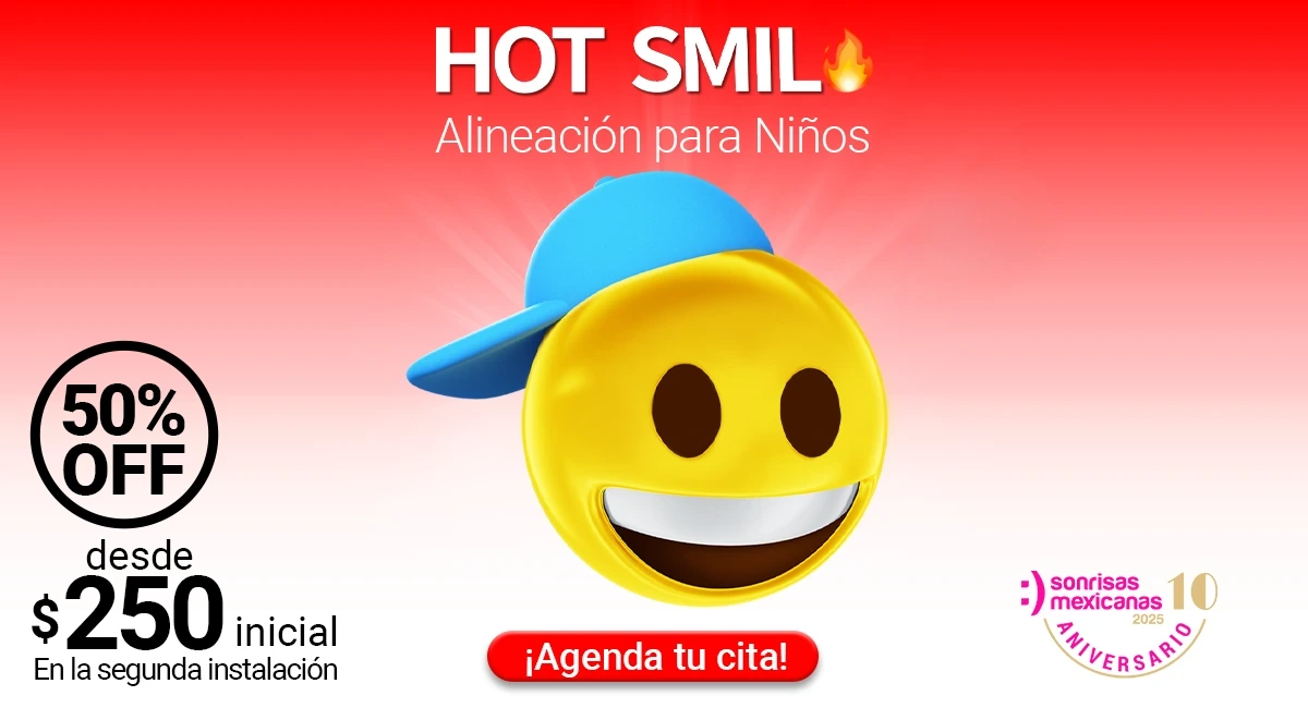 Brackets metálicos en Sonrisas Mexicanas