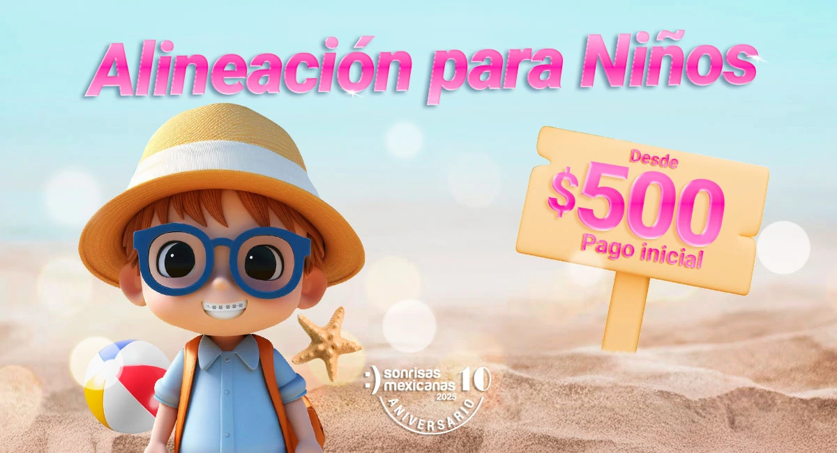 Brackets metálicos en Sonrisas Mexicanas