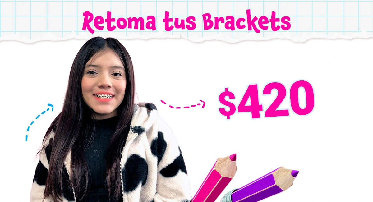 Brackets metálicos en Sonrisas Mexicanas