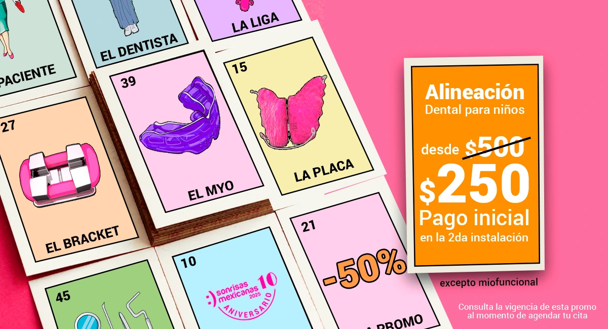 Brackets metálicos en Sonrisas Mexicanas
