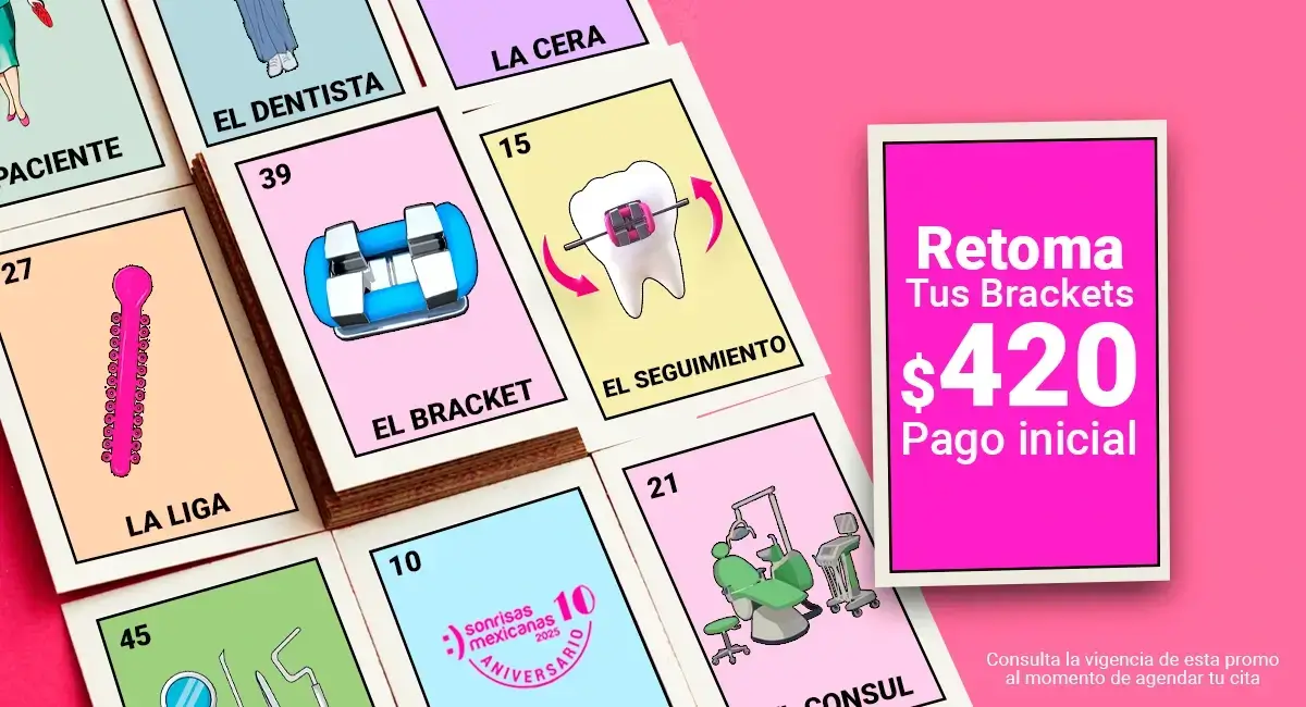 Brackets metálicos en Sonrisas Mexicanas