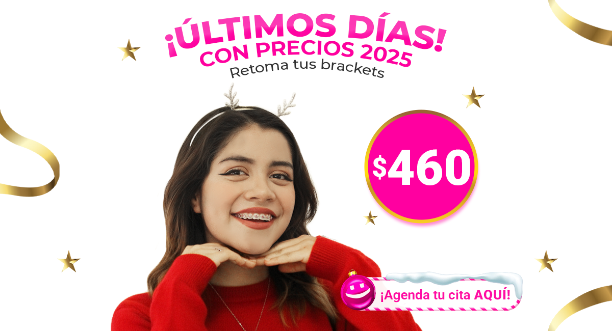 Brackets metálicos en Sonrisas Mexicanas