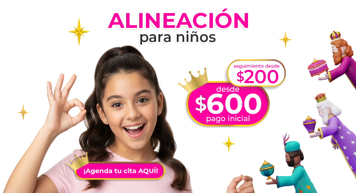 Alineación dental para niños