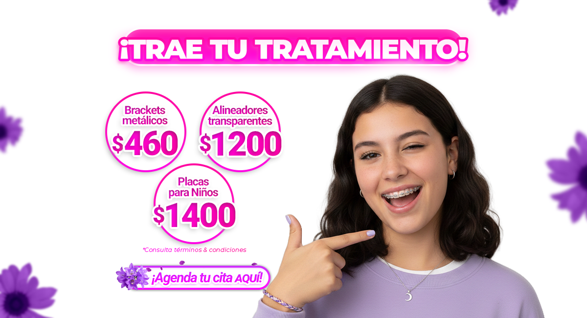 Brackets metálicos en Sonrisas Mexicanas