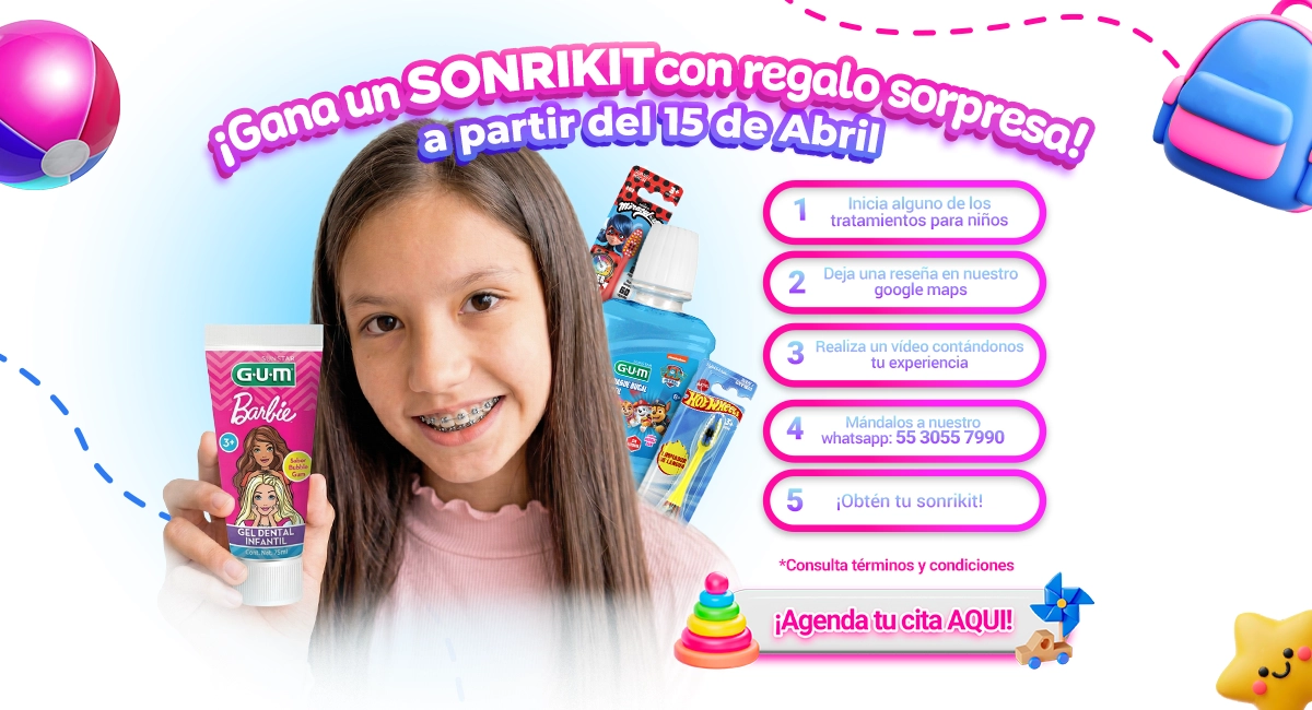 Brackets metálicos en Sonrisas Mexicanas