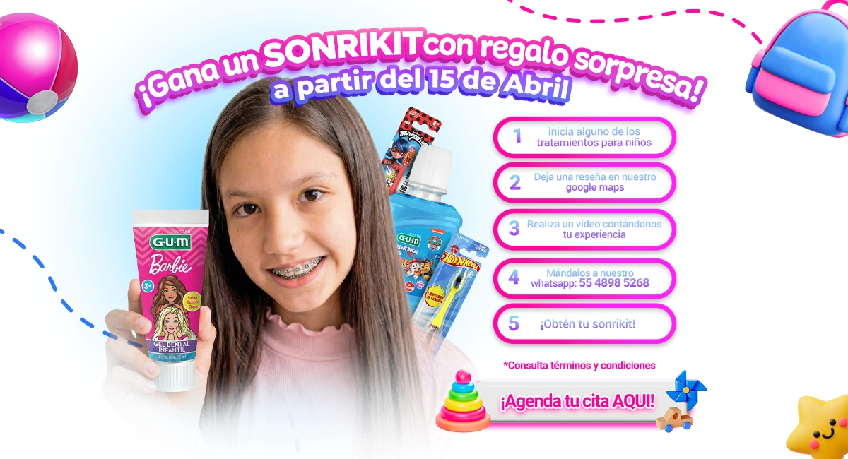 Brackets metálicos en Sonrisas Mexicanas