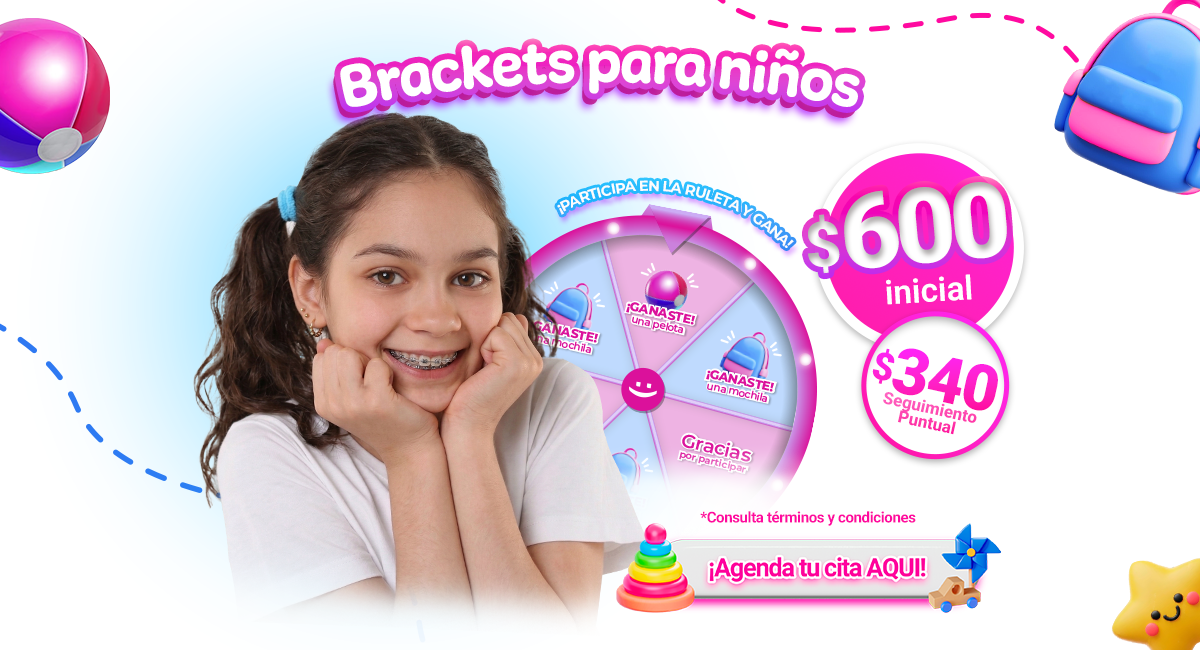 Brackets metálicos en Sonrisas Mexicanas