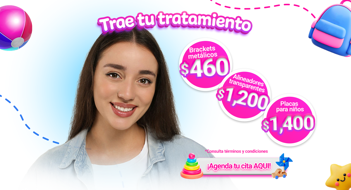 Brackets metálicos en Sonrisas Mexicanas