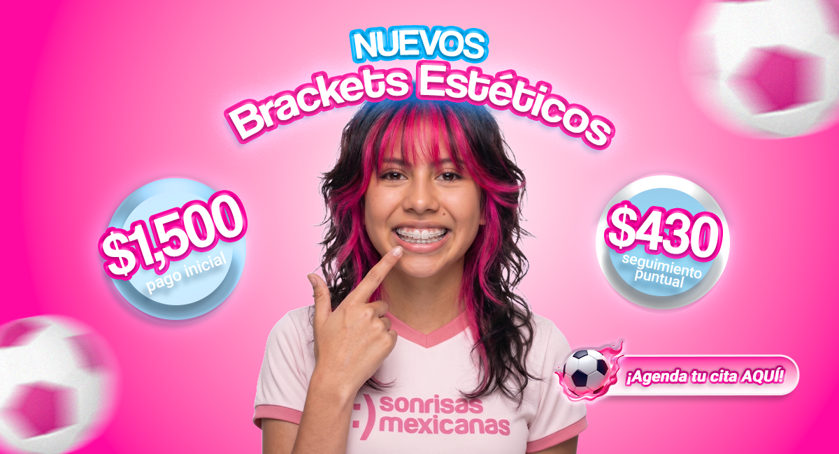 Brackets metálicos en Sonrisas Mexicanas