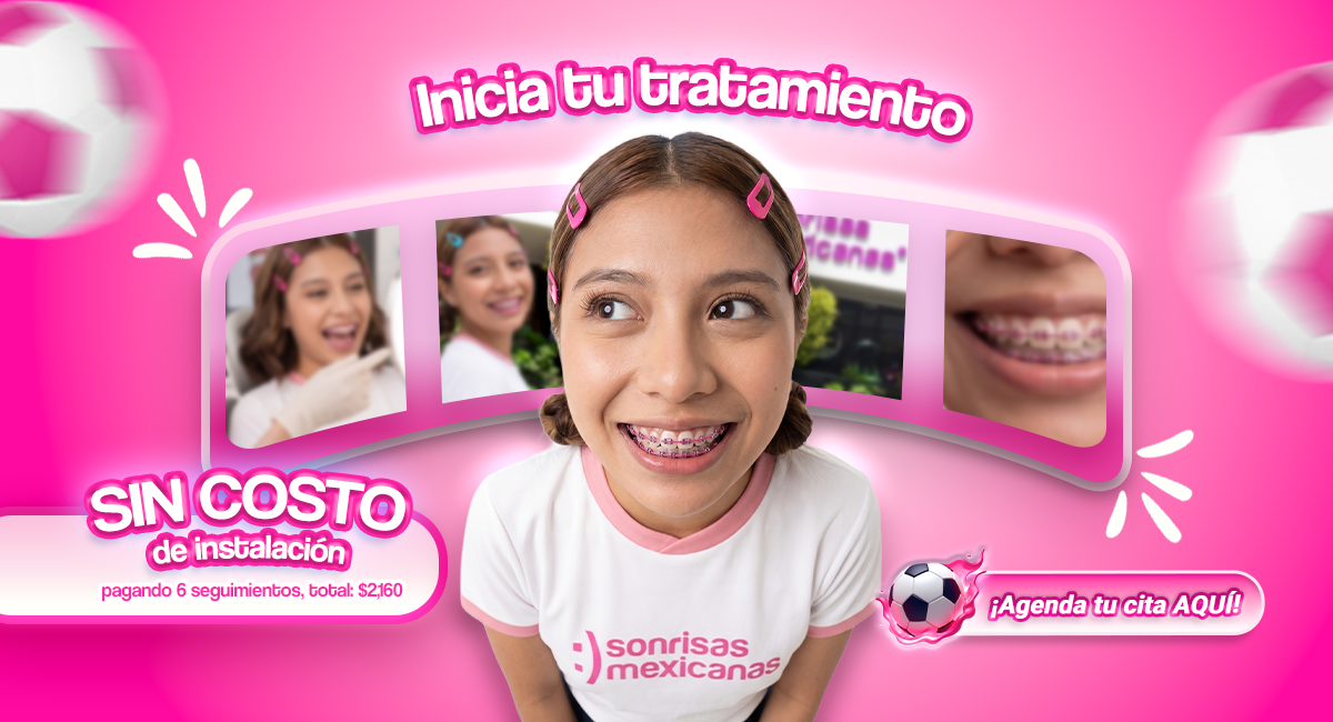 Brackets metálicos en Sonrisas Mexicanas