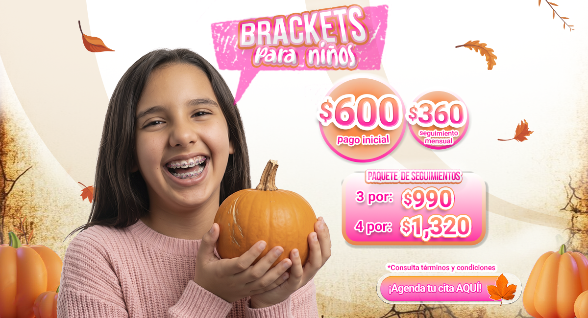 Brackets para niños en Sonrisas Mexicanas