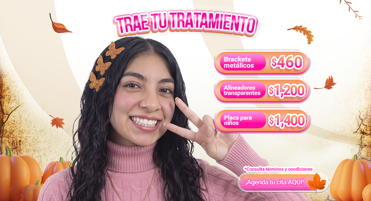 Puedes traer tu tratamiento de brackets a Sonrisas Mexicanas