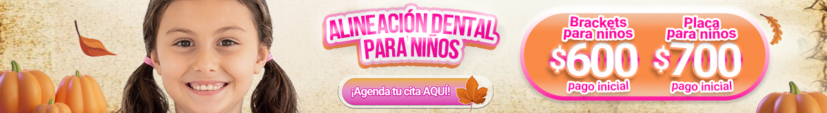 Alineación para niños en nuestras sucursales de Sonrisas Mexicanas