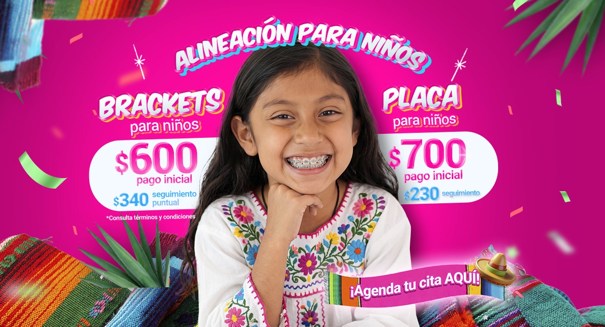 Brackets metálicos en Sonrisas Mexicanas
