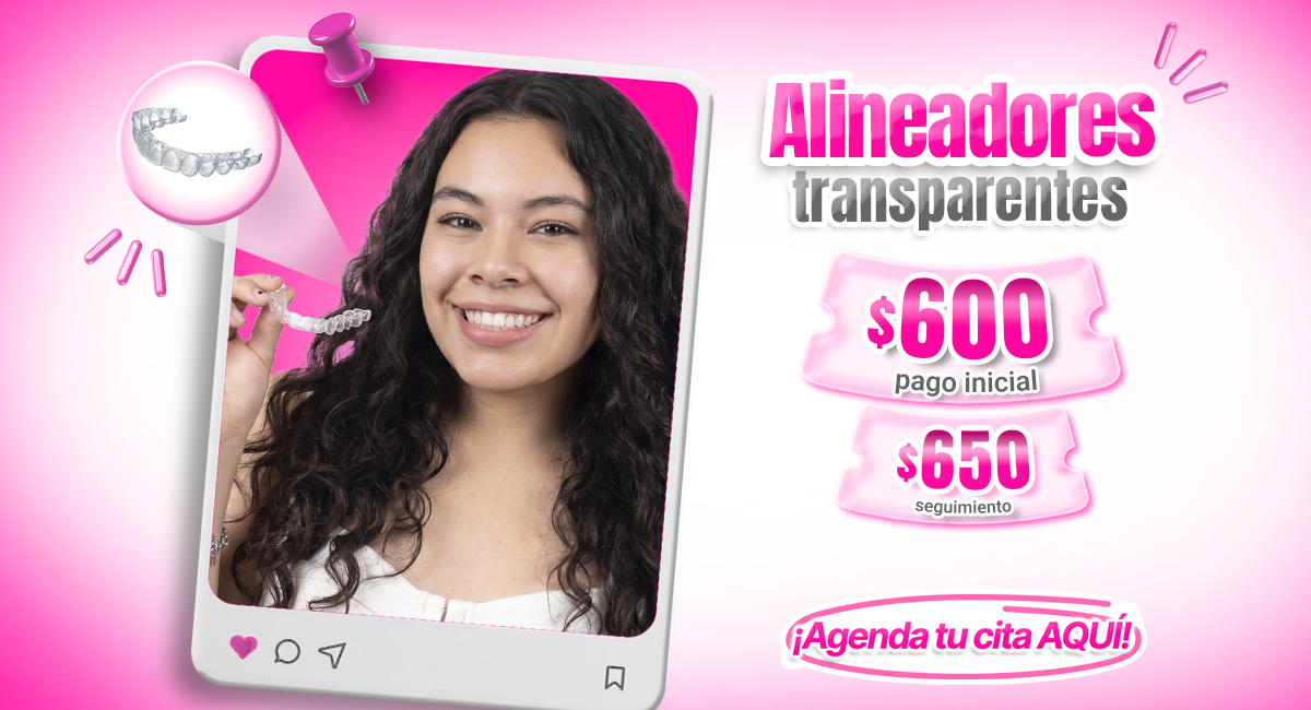 Alineadores transparentes estéticos en Sonrisas Mexicanas México