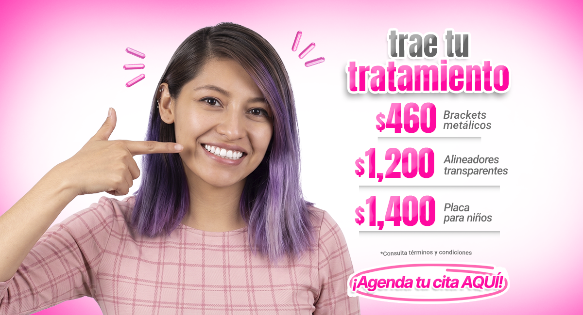 Puedes traer tu tratamiento de brackets a Sonrisas Mexicanas